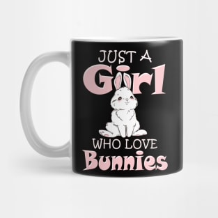 Rabbits Just A Girl Who Loves Bunnies funny Mug